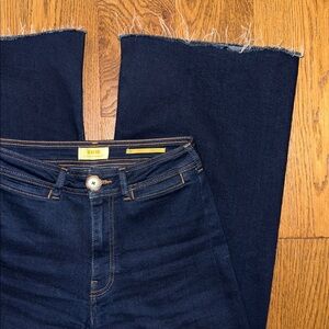 Maeve by Anthropologie Colette Wide Leg Denim Jeans 29 Petit